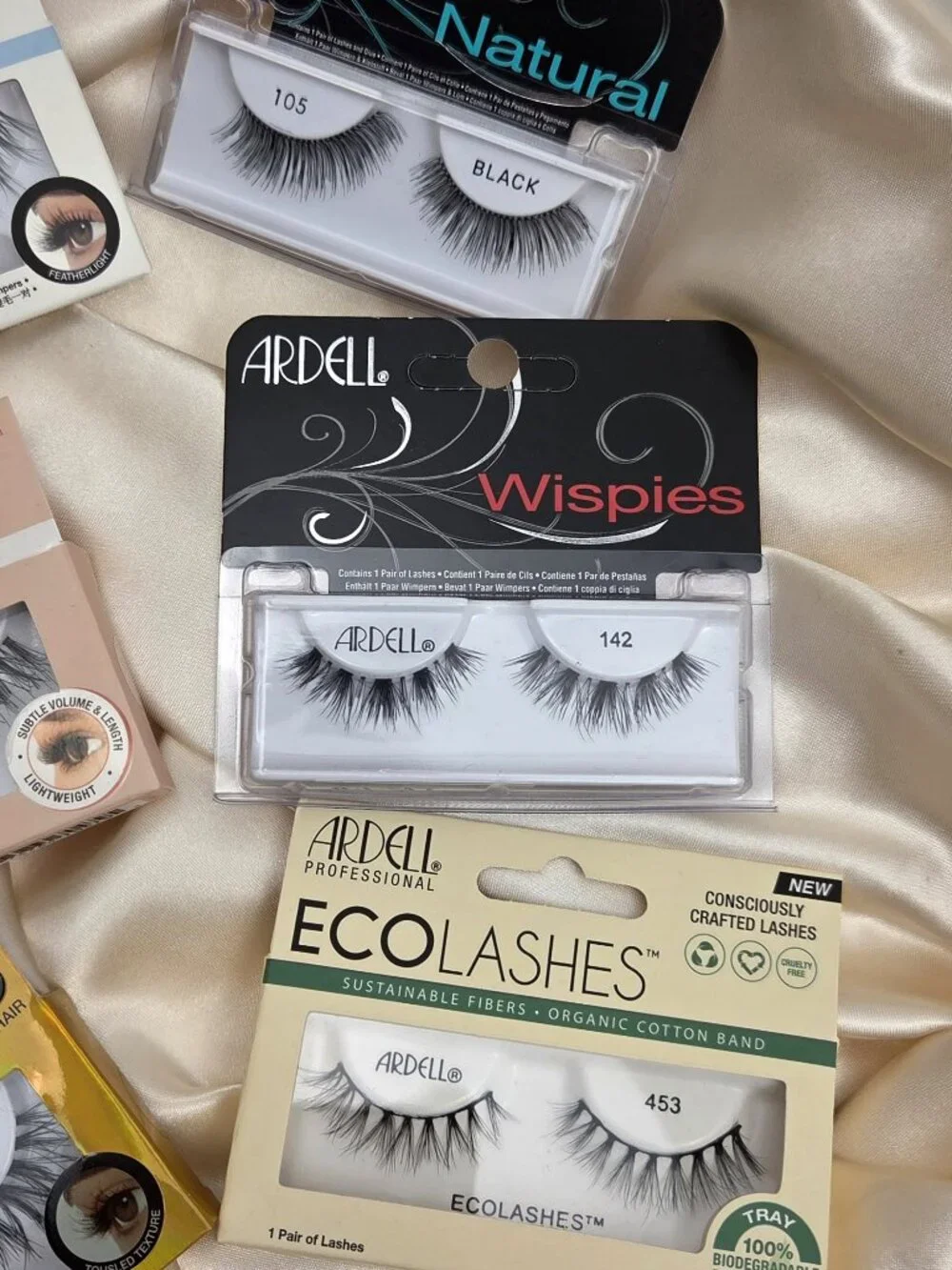 Ardell False Eyelashes - Assorted Styles – Lot of 6 – New